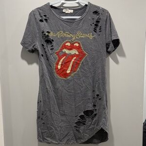 Urban Heritage Charcoal Rolling Stones Graphic Tee